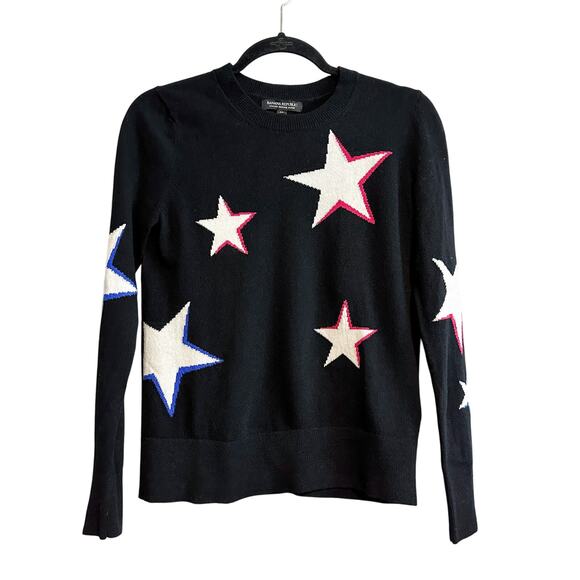 Banana Republic Sweaters - Banana Republic Italian Merino Blend Novelty Star Print Sweater Size XS